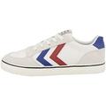 HUMMEL Unisex Stadil Lx-e Canvas Sneaker, White Blue Red 217 668 9253, 45 EU