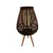 Infinity Battery Powered Outdoor Lantern, Bamboo in Brown | 13.3 H x 16.75 W x 24.2 D in | Wayfair HY8039B