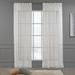 Lilijan Home & Curtain Extra Long & Extra Wide Dots Lace Patterned Sheer Curtain Panels Polyester in White | 264 H x 100 W in | Wayfair