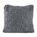 Birch Lane™ Jessica Hand Knitted Solid Textured Chess Pattern Square 27x27 inch Euro Throw Pillow & Insert Wool Blend/Down/Feather/Wool/Acrylic | Wayfair