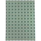 White 60 x 36 x 0.08 in Area Rug - Dakota Fields HELM GREEN Outdoor Rug By Becky Bailey Polyester | 60 H x 36 W x 0.08 D in | Wayfair