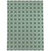 White 60 x 36 x 0.08 in Area Rug - Dakota Fields HELM GREEN Outdoor Rug By Becky Bailey Polyester | 60 H x 36 W x 0.08 D in | Wayfair