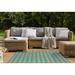 Green 84 x 60 x 0.08 in Area Rug - Dakota Fields HELM Outdoor Rug By Becky Bailey Polyester | 84 H x 60 W x 0.08 D in | Wayfair