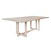 Worlds Away Berkley Rectangle Dining Table w/ Linear Base Wood in Brown | 30.5 H x 86 W x 48 D in | Wayfair BERKLEY CO