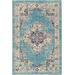 Nourison Passion 2' x 3' Ivory Light Blue Area Rug - Nourison PASSN