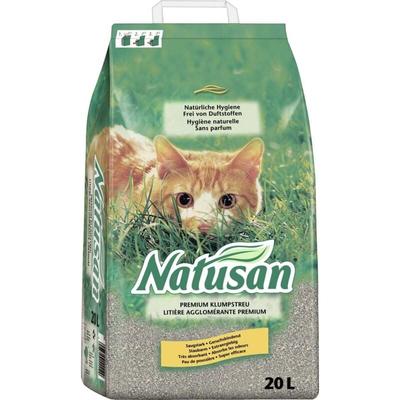 Katzenstreu 20 l Klumpstreu Katzen Streu saugstark klumpend - Natusan