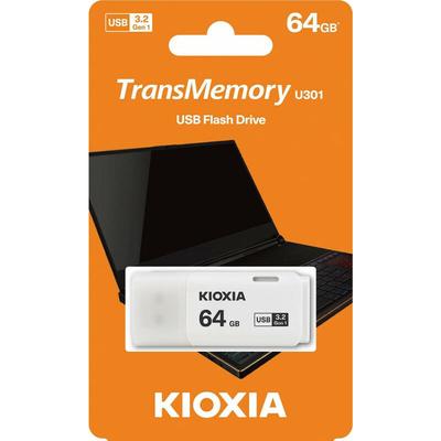 KIOXIA LU301W064GG4 - USB-Stick, USB 3.0, 64 GB, TransMemory U301 (LU301W064G)