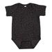 Rabbit Skins 4424 Infant Fine Jersey Bodysuit in Black Leopard size Newborn | Cotton LA4424, RS4424
