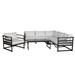 Noble Cove 5-Piece Outdoor Seating Set - Stone Grey