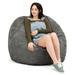 Jaxx 4 Foot Saxx Large Bean Bag Chair and Lounger for Teens and Adults - Microsuede