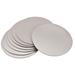 102mmRound Coasters PU Cup Mat Pad for Tableware Champagne 8pcs