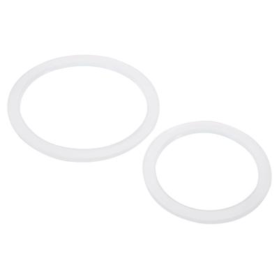 30Pcs 70mm Regular & 86mm Wide Mouth Silicone Sealing Ring Set for Lid - Translucent