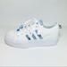 Adidas Shoes | Adidas Nizza Platform Sneakers Women’s Size 8 Lift White Blue Snake Prints | Color: Blue/White | Size: 8