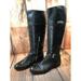 Coach Shoes | Coach Micha Black Leather Tall Boots Riding Womens 6.5 B (B6c3) | Color: Black | Size: 6.5