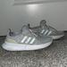 Adidas Shoes | Kids Size 5 Adidas Cloud Foam Tennis Shoes | Color: White | Size: 5bb