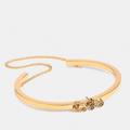 Coach Jewelry | Coach Horse And Carriage Double Chain Cuff | Color: Gold | Size: Os