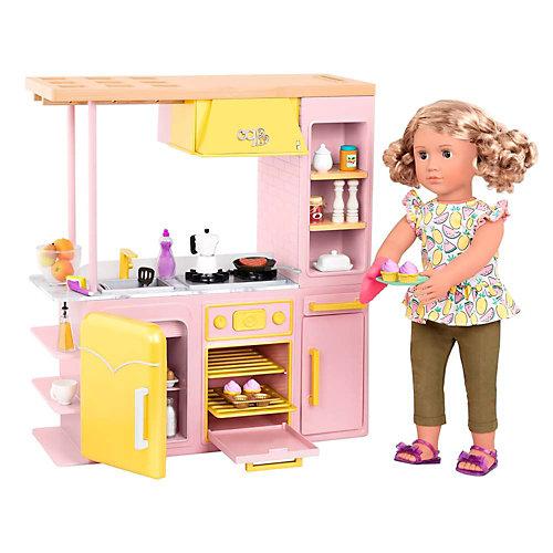 Puppenküche pink mehrfarbig