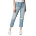 Jessica Simpson Women's Spotlight Crop High-Rise Slim Straight-Leg Jean (Size 30) Last Light, Cotton,Spandex