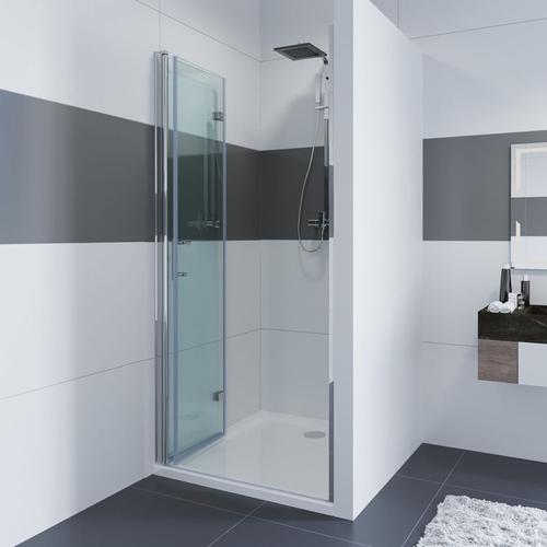 Duschtür Nischentür Drehtür & Falttür Duschkabine Duschwand Duschabtrennung aus 6mm esg Glas für