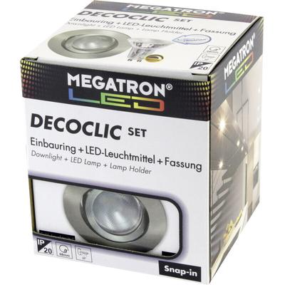 Megatron MT75404 Einbauleuchte LED GU10, GU5.3 6 W Eisen (gebürstet)