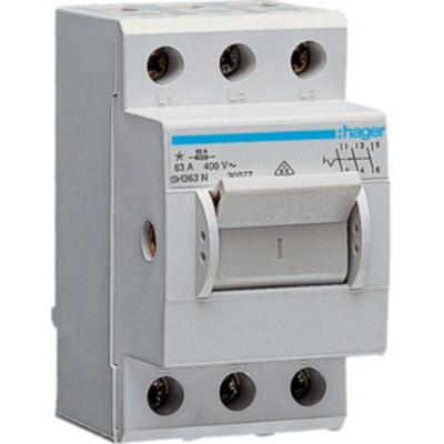 Kompaktschalter 63A 3S 400V ac 2,5PLE SH363N - Hager Image