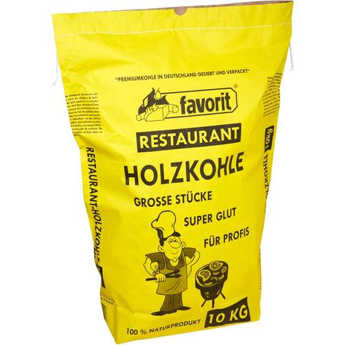 Restaurant - Holzkohle 10 kg Grillkohle - Favorit