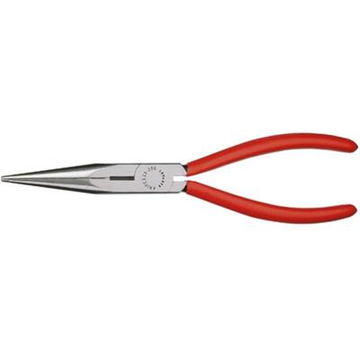 26 21 200 Elektronik- u. Feinmechanik Flachrundzange 40° gebogen 200 mm - Knipex