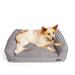 CBD Infused Lounger Dog Bed, 32" L X 24" W X 10.5" H, Medium, Gray