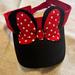 Disney Accessories | Disney Parks Women’s Os Adult Adjustable Minnie Ears With Bow Visor | Color: Black/Red | Size: Os