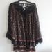Free People Dresses | Free People Nomad Child Dress In Black Combo Size Xs | Color: Black/Red | Size: Xs