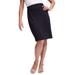Plus Size Women's Ponte Knit Skirt by Jessica London in Black (Size 2X)
