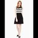 Kate Spade Dresses | Kate Spade Lace Jacquard Sweater Dress Nwt | Color: Black/White | Size: M