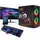 Veno Scorp Gaming PC – 24" Monitor Bundle AMD Ryzen 5 5600G With Radeon Graphics, 8GB RAM 3200MHZ DDR4, 1TB HDD, 500W 80+ PSU, Wifi, Windows 11, Nova ARGB Gaming Case.