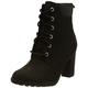 Timberland Damen Tillston Basic 6 Inch Ankle Boot, Jet Black, 38 EU