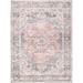 Gray 120 x 96 x 0.5 in Area Rug - DBK Machine Washable Cotton Indoor/Outdoor Area Rug in Pink/Cotton | 120 H x 96 W x 0.5 D in | Wayfair