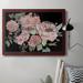 Red Barrel Studio® Night Blooming Flowers I Premium Framed Canvas - Ready To Hang Canvas in Black/Pink | 27 H x 18 W x 1 D in | Wayfair