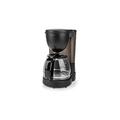 Machine à café capacité maximale: 1.25 l 10 fonction de maintien au chaud noir Nedis KACM150EBK