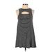 American Eagle Outfitters Casual Dress - A-Line High Neck Sleeveless: Black Print Dresses - Women's Size X-Small