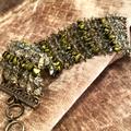 Anthropologie Jewelry | Anthropologie Tigers Eye Stone / Quartz Bracelet | Color: Green | Size: Os