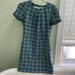 J. Crew Dresses | J. Crew Silk Capped Sleeve Dress | Color: Blue/Green | Size: 2