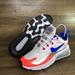 Nike Shoes | Nike Air Max 270 React 'Knicks' Women's Running White Shoes Cw3094-100 Size 5 | Color: Orange/White | Size: 5