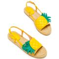 Kate Spade Shoes | Kate Spade Pineapple Sandals | Color: Yellow | Size: 9