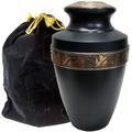 Rosdorf Park Majestic Extra Large Cremation Urn For Human Ashes - A Warm & Loving Urn For Human Up To 300 Pounds - w/ Bag - Grecian Red | Wayfair