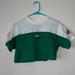 Adidas Tops | Adidas Cropped Tee | Color: Green/White | Size: S
