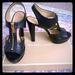 Michael Kors Shoes | Black Leather Michael Kors Heels | Color: Black | Size: 7.5