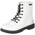 Kappa Unisex Deenish Shine Sneaker, White Black, 36 EU
