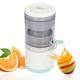 plplaaoo Electric Citrus Juicer, ABS AS Portable Citrus Juicer Extractor, USB Charging Compact Squeezer, Multifunctional 45W Electric Juice Extractor with Lockable Pour Spout for Orange, Lemon