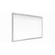 ALLboards Magnetic Whiteboard 80x50cm with Silver Aluminium Frame Premium Expo, White Board Wipe Board Dry Erase Wall Mounted Office Board School Classroom Kids Board Noticeboard