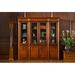 Charlton Home® Ageet 86.61" 4-door Bookcase Wood in Brown | 87.8 H x 86.61 W x 19.69 D in | Wayfair F100FB79623948BCB8A92A8612C0D580