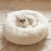 Tucker Murphy Pet™ Cat Nest Winter Warm Semi-Enclosed Pet Home Cat Dog Bed Dog Nest Dog Cat Nest Deep Sleep Nest in White | Wayfair